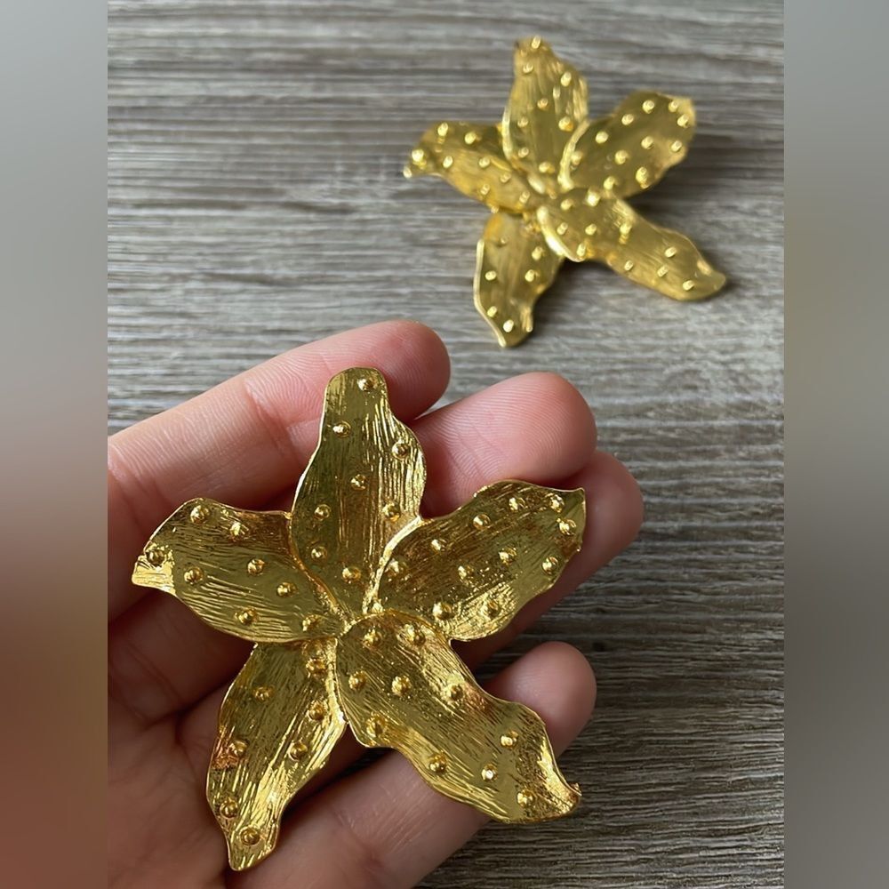 Zara star stud earrings A29 - Picture 4 of 5
